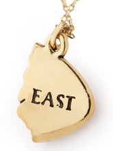 Load image into Gallery viewer, The Great Gatsby - East and West Egg: Gold necklace
