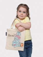 Load image into Gallery viewer, ELEPHANT &amp; PIGGIE Read kids tote bag
